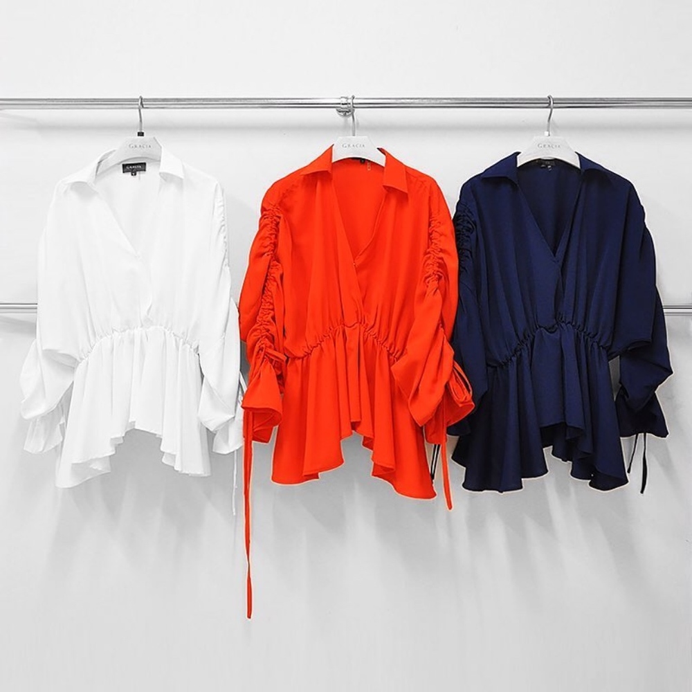 Baby I Gathered Sleeve Blouse